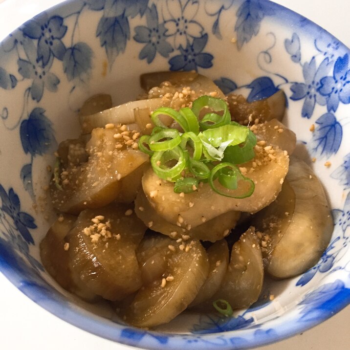 胡麻が美味しい♬ なすの煮浸し